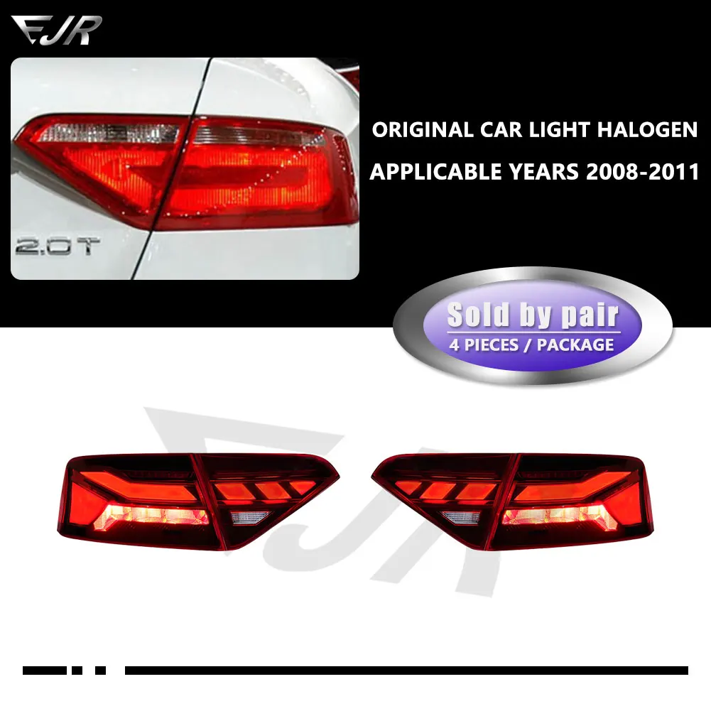 Voor Audi A5 Achterlicht Assemblage 2008-2016 Oud Tot Nieuwe S5 Dynamische Drl Led Stromend Draaisignaal Achterlicht Autolamp Onderdelen