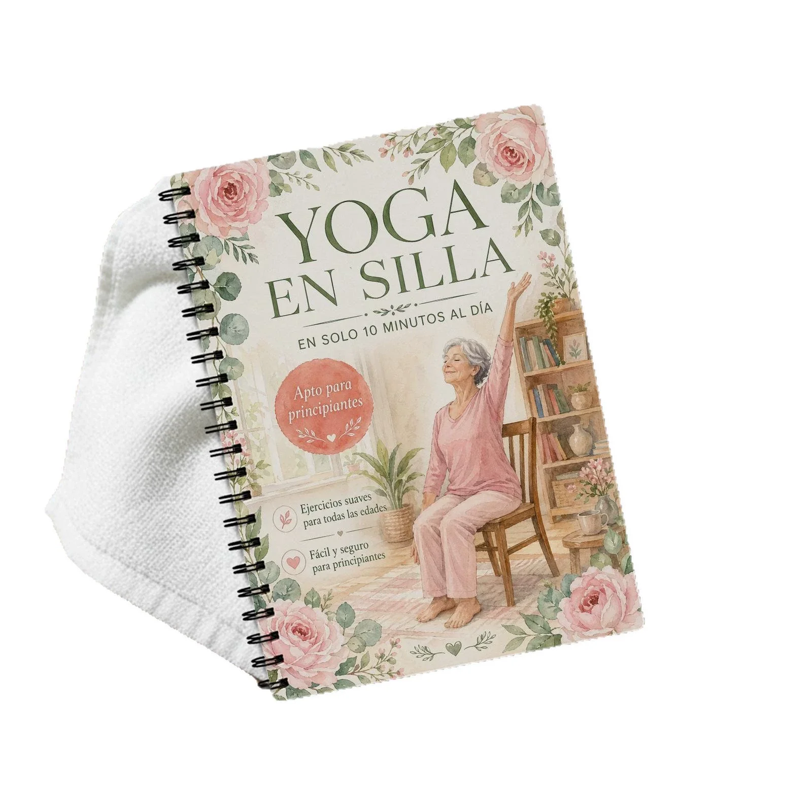 Spanish Version Yoga En Silla Beginner-Friendly Guide Book for Weight Loss Muscle Strengthening And Flexibility Workout
