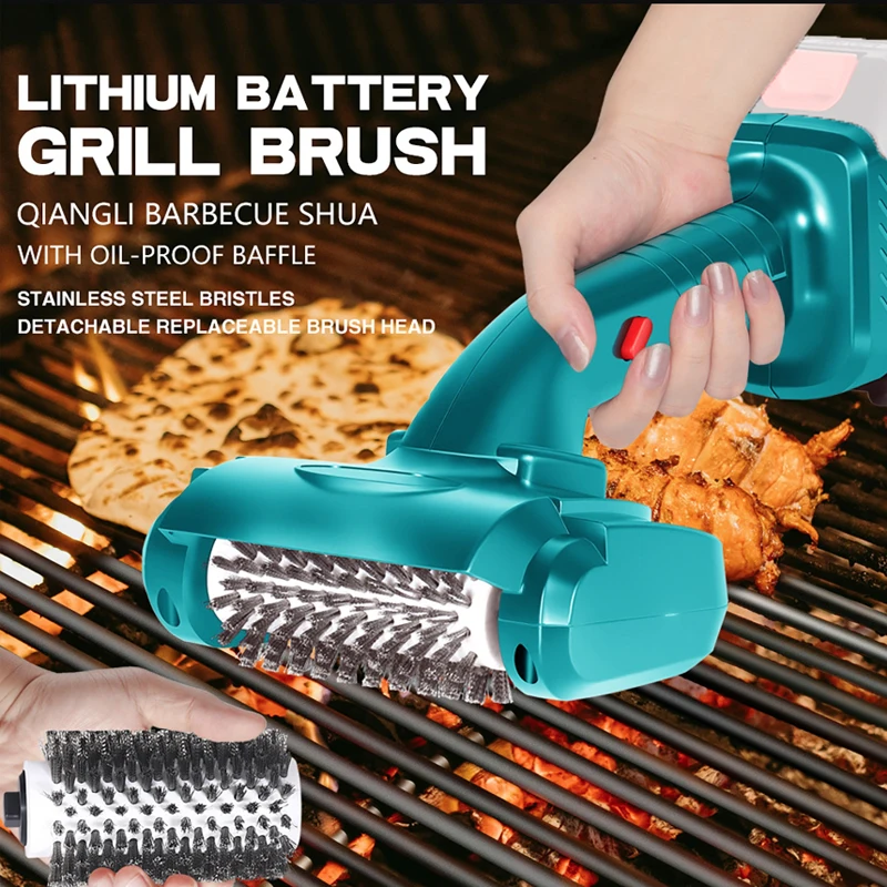 Outdoor Power Brush - Elektrikli Barbekü Temizleme Fırçası Kablosuz Paslanmaz