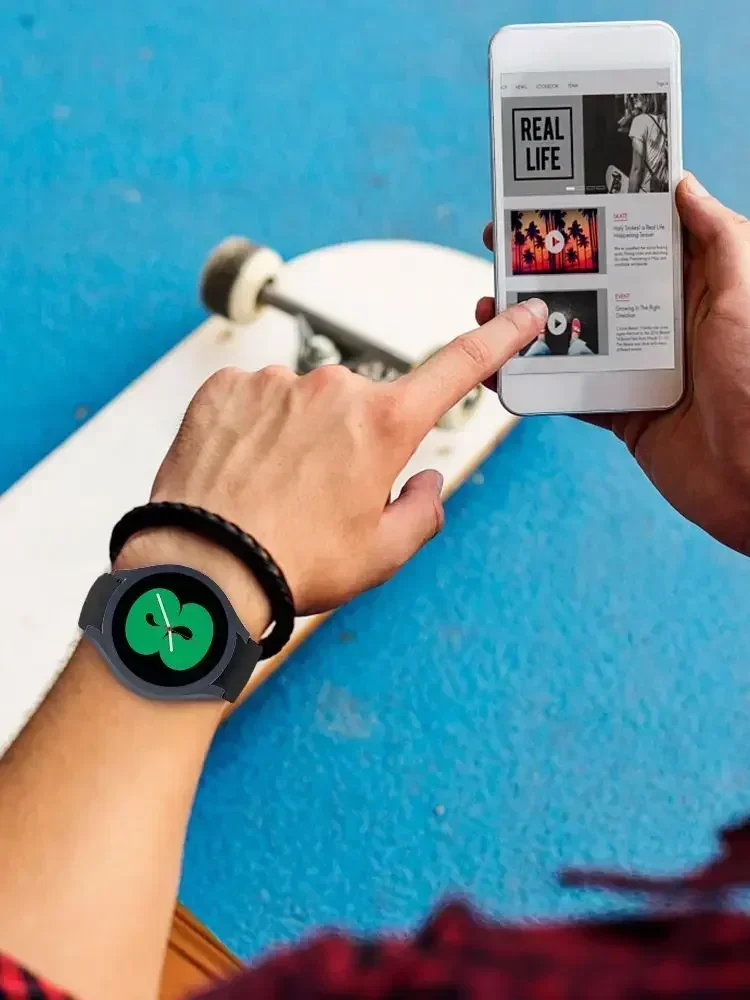 Capa de relógio para samsung galaxy watch 4 40mm 44mm 42mm 46mm 45mm, capa fosca para pc, capa