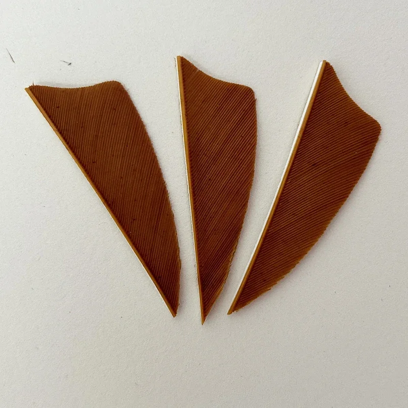 Linkboy Archery 30 Stück 5,1 cm große Truthahnfeder-Pfeilbefiederungsbogen Bogenschießen Befiederungen rechts/linke Flügel DIY für Bogen- und Bogenzubehör 9