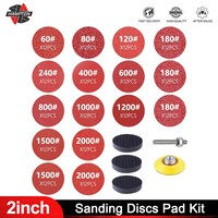 60-7000 Grit Sanding Disc Set 2inch Sandpaper Kit Sanding Polishing Pad for Dremel Rotary Tool Abrasive Tools 