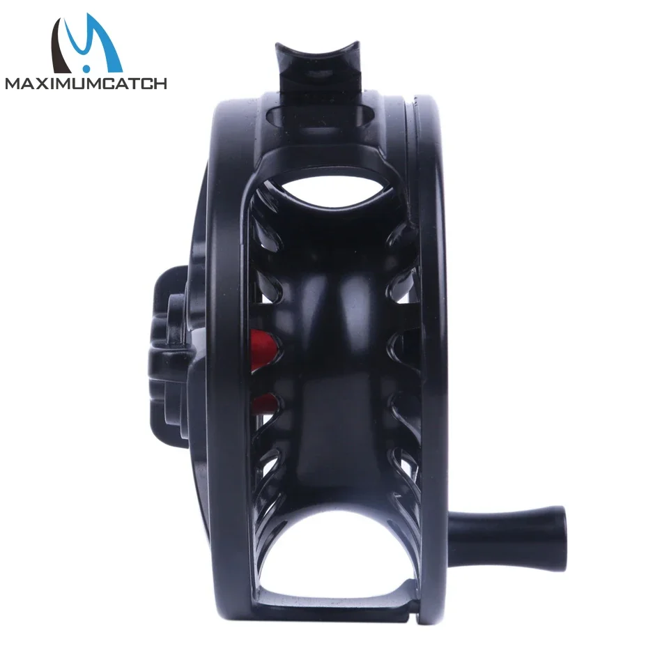 Maximumcatch DX carrete de pesca con mosca aluminio negro – freno suave - imagen 3