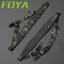 Tactical Modular Rifle Sling Removable 2 Point/1 Point Sling Padded Combat Shooting Equipment Hunting Rifle Strap