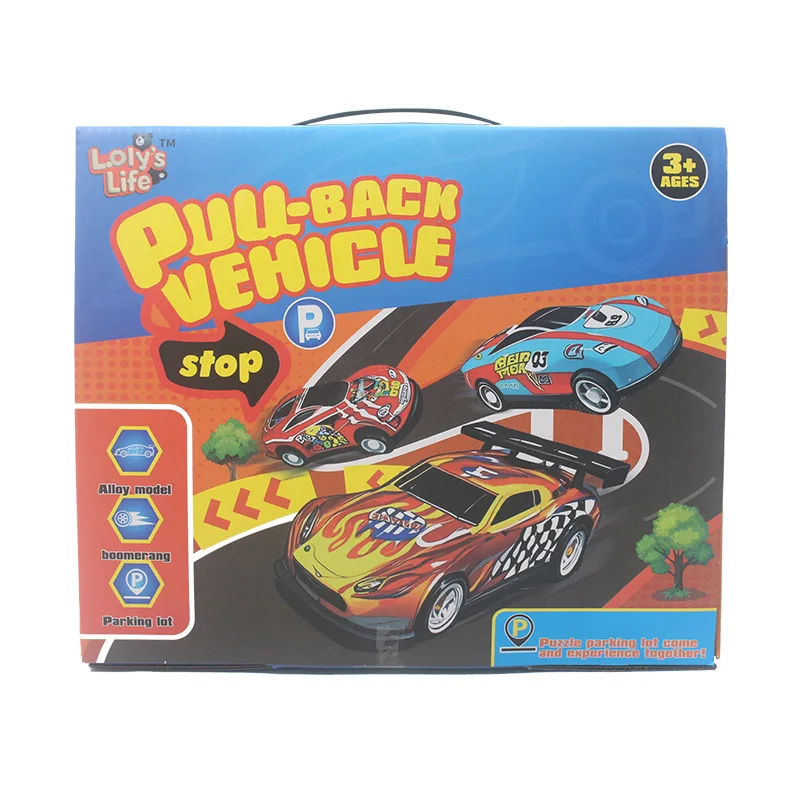 Modello da corsa in lega Reli Car Mini Reli Car Pack regalo