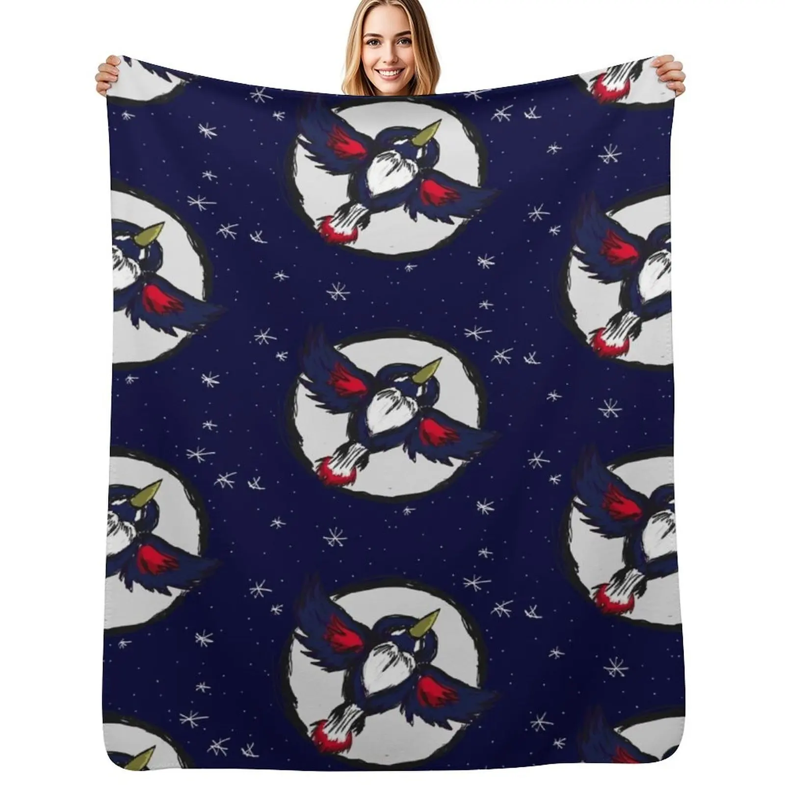 

Honchkrow Throw Blanket Breathable Lightweight Blanket for Adults Kids