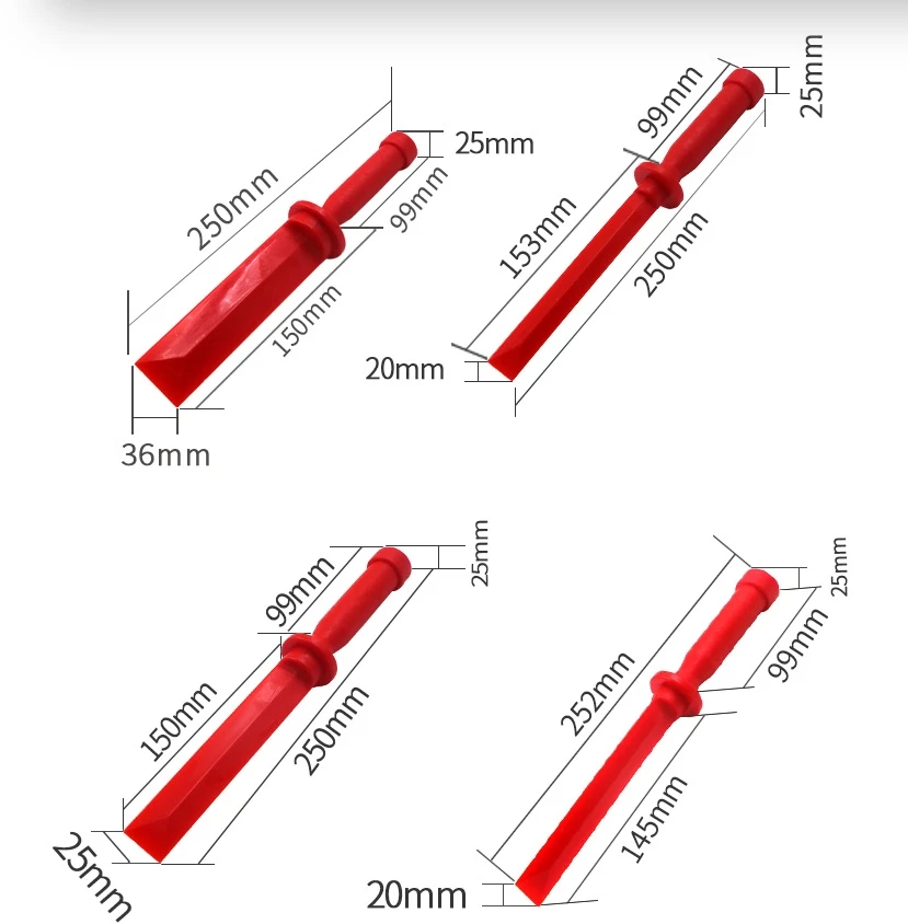4 Buah Alat Perbaikan Ban Mobil Plastik Penyeimbang Roda Pengikis untuk Perekat Puing-puing Otomotif Menempel Pada Pita Penghilang Keseimbangan Berat