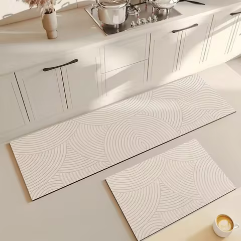 VIKAMA Anti-slip Carpet With Strong Water Absorption, Easy-To-Use kitchen Floor Mat and Bathroom Mat.