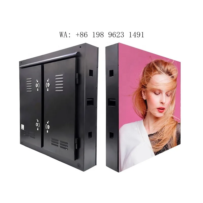 Vertical Commercial LED Sign Board High Brightness Waterproof Fixed Installation Screen for Outdoor Advertising Display