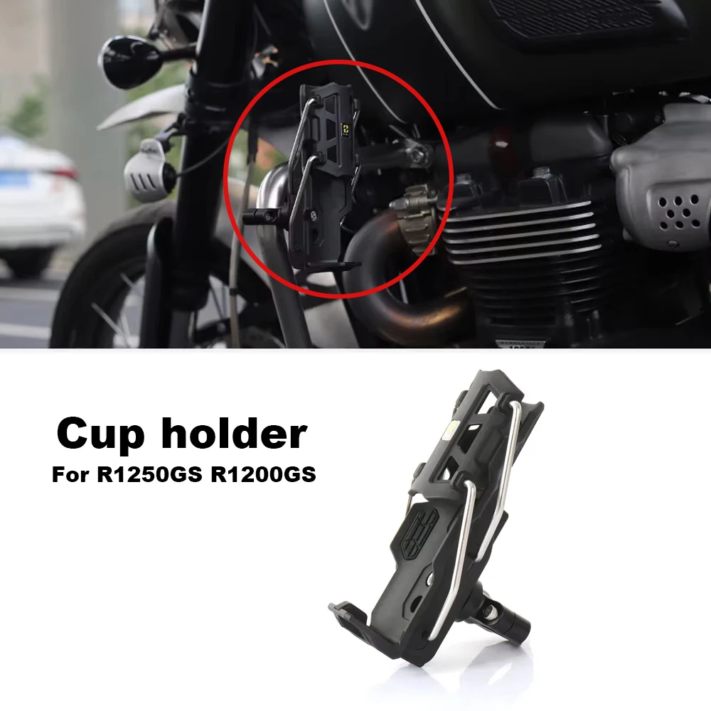 

For BMW R1250GS R 1250GS R1200GS Adventure R1200GS ADV Motorbike Beverage Water Bottle Cage Drink Cup Holder Stand Mount