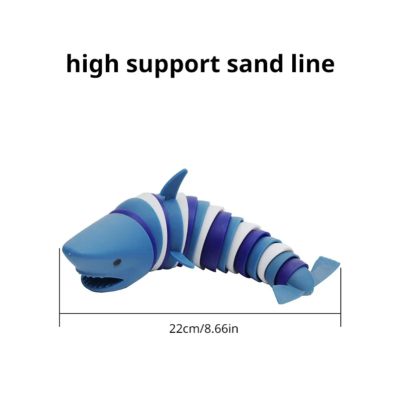 1pcs 22cm Toys Shark Dark and Light Colors Simulation Decompression Children Educational Venting Simulation Toys