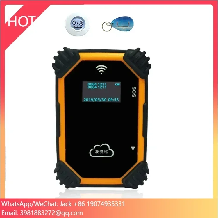 Waterproof RFID Tag Real time guard patrol 4g gps Online Guard Tour Patrol Management System With Free Guard Management