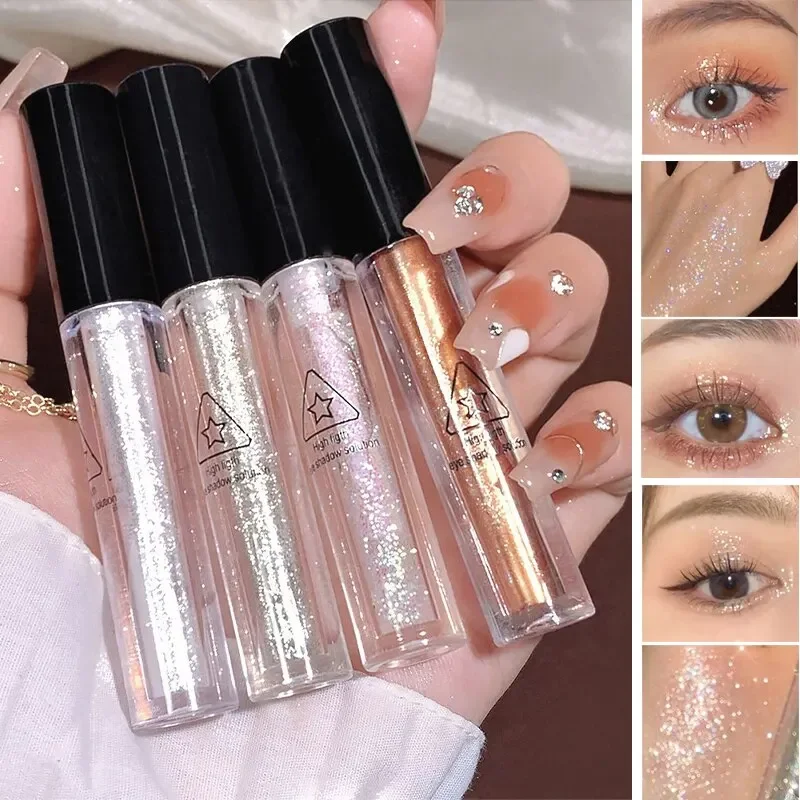 Liquid Eyeshadow Shiny Waterproof Eyeliner Shiny Eyeshadow Metallic Eyeliner Eye beauty party makeup kit