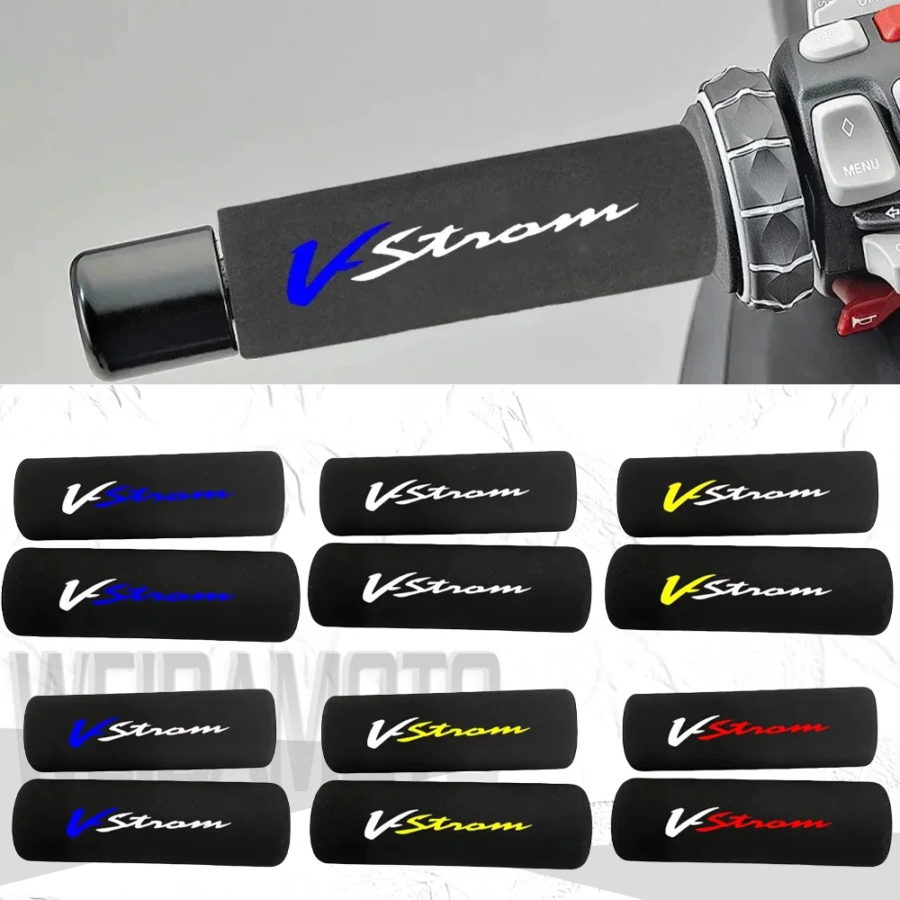 For V-strom 650 1000 250 V-strom DL250 DL1000 DL650 Shockproof Motorcycle Sponge Grip Non-slip Motorcycle Grip Cover