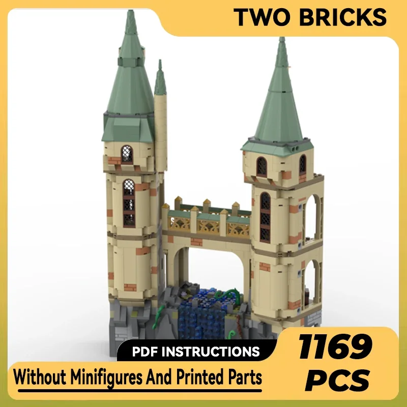 Moc Building Bricks famosi film modellano la tecnologia del ponte di pietra blocchi modulari regali giocattoli per bambini set fai da te assemblaggio