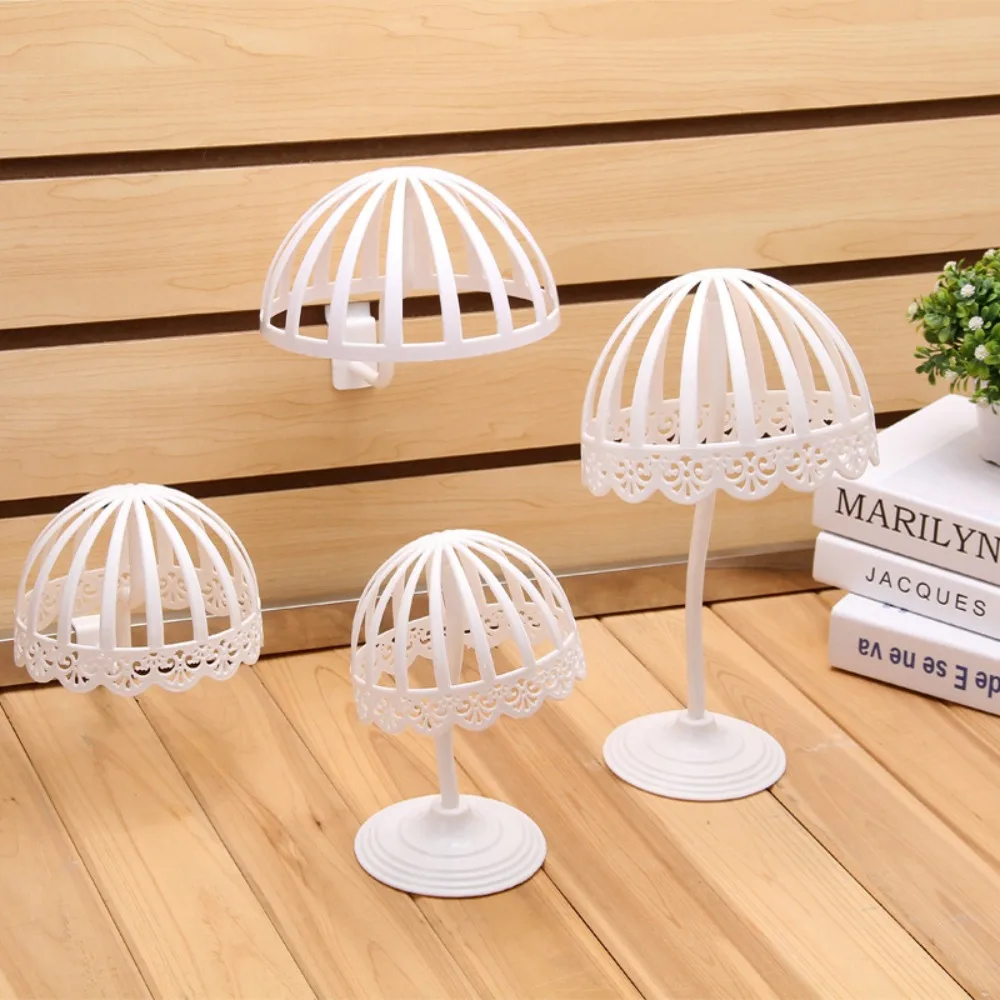 

New 20cm Cap Holder Rack Plastic Hollow Wigs Show Display Stand Drying Shelf Display Tools Dome Hat Rack Adult