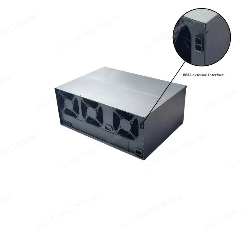 Low-Noise 4U 24-Disk Expansion Enclosure for Server Rack – Metal Chassis with 12Gbps Backplane, Built-in Power & Cooling System