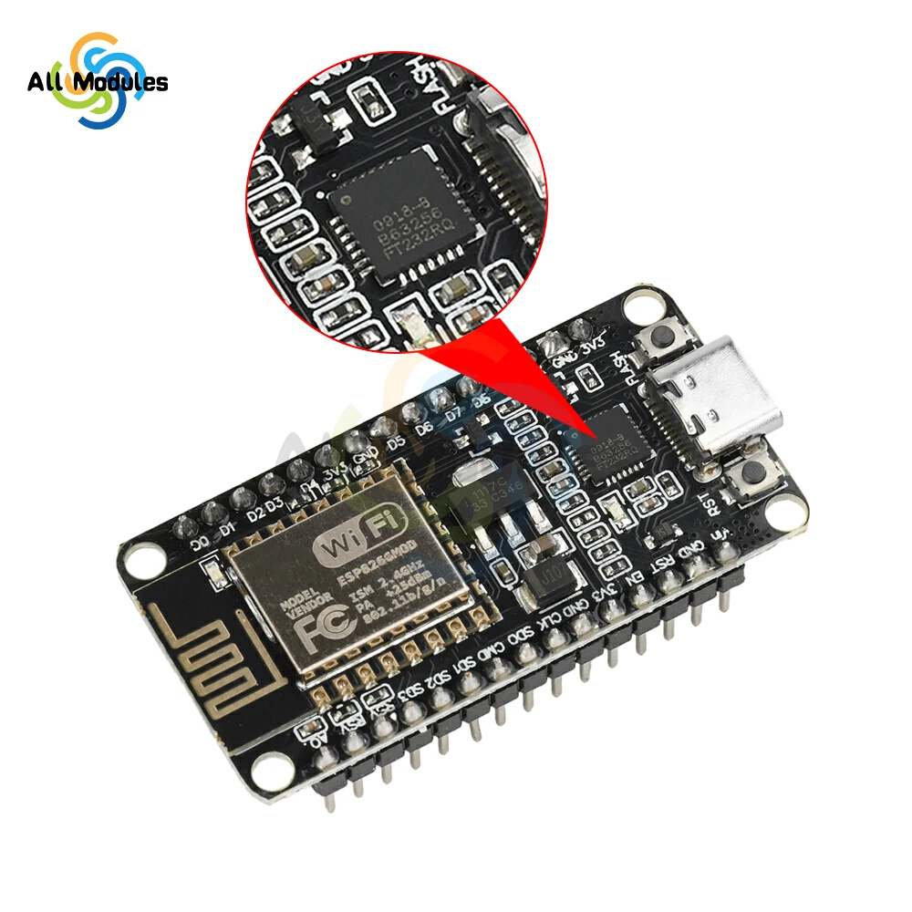 FT232 NodeMCU Lua V3 ESP8266 Serial Port WIFI Modul Entwicklungsboard basierend auf ESP8266 ESP-12E
