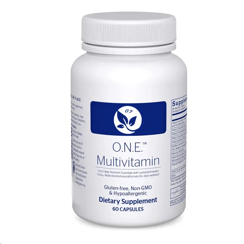 O.n.e , 60 Capsules Containing Antioxidant Complex Metafolin, Coq10,and Lutein For Visual Cognitive Function And Cellular