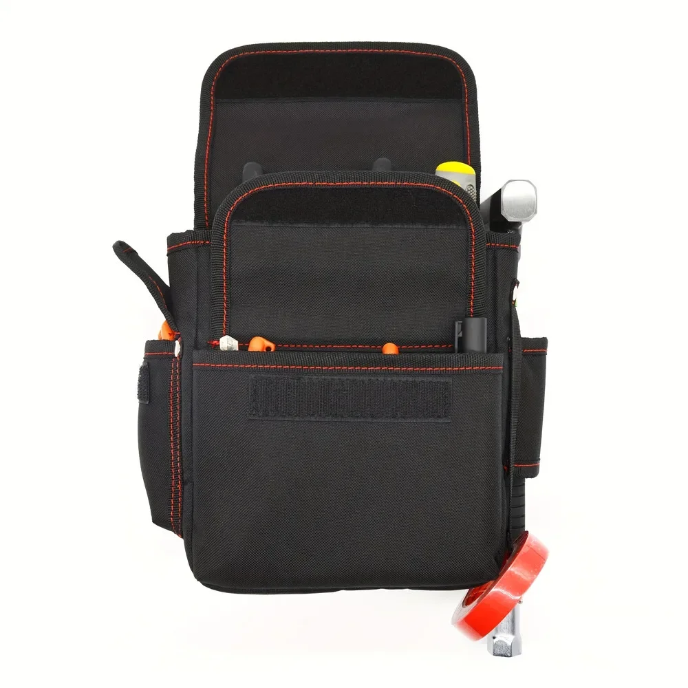 Saco de ferramentas multi-bolsos fita gancho organizador de ferramentas para eletricista ferramentas de carpinteiro cinto bolsa de trabalho martelo