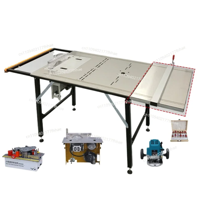 Stainless Steel Multifunctional Saw Table Woodworking Table Saw Cutting Machine Special Workbench Small Precision Push Table Saw