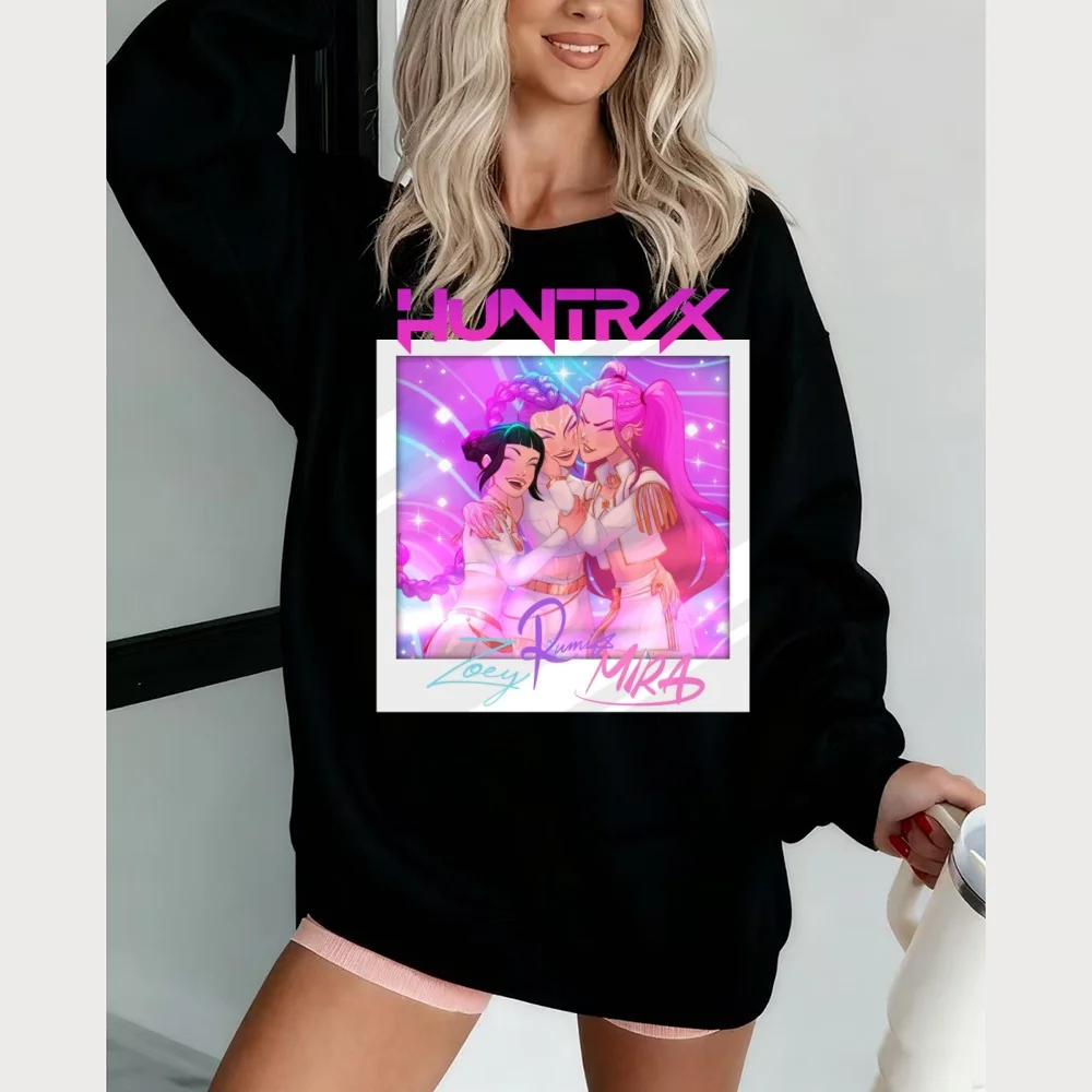 KPop デーモンハンター映画 2025 新しいフーディストリートトレンドスウェットシャツ男性と女性のレトロファッションオーバーサイズ服