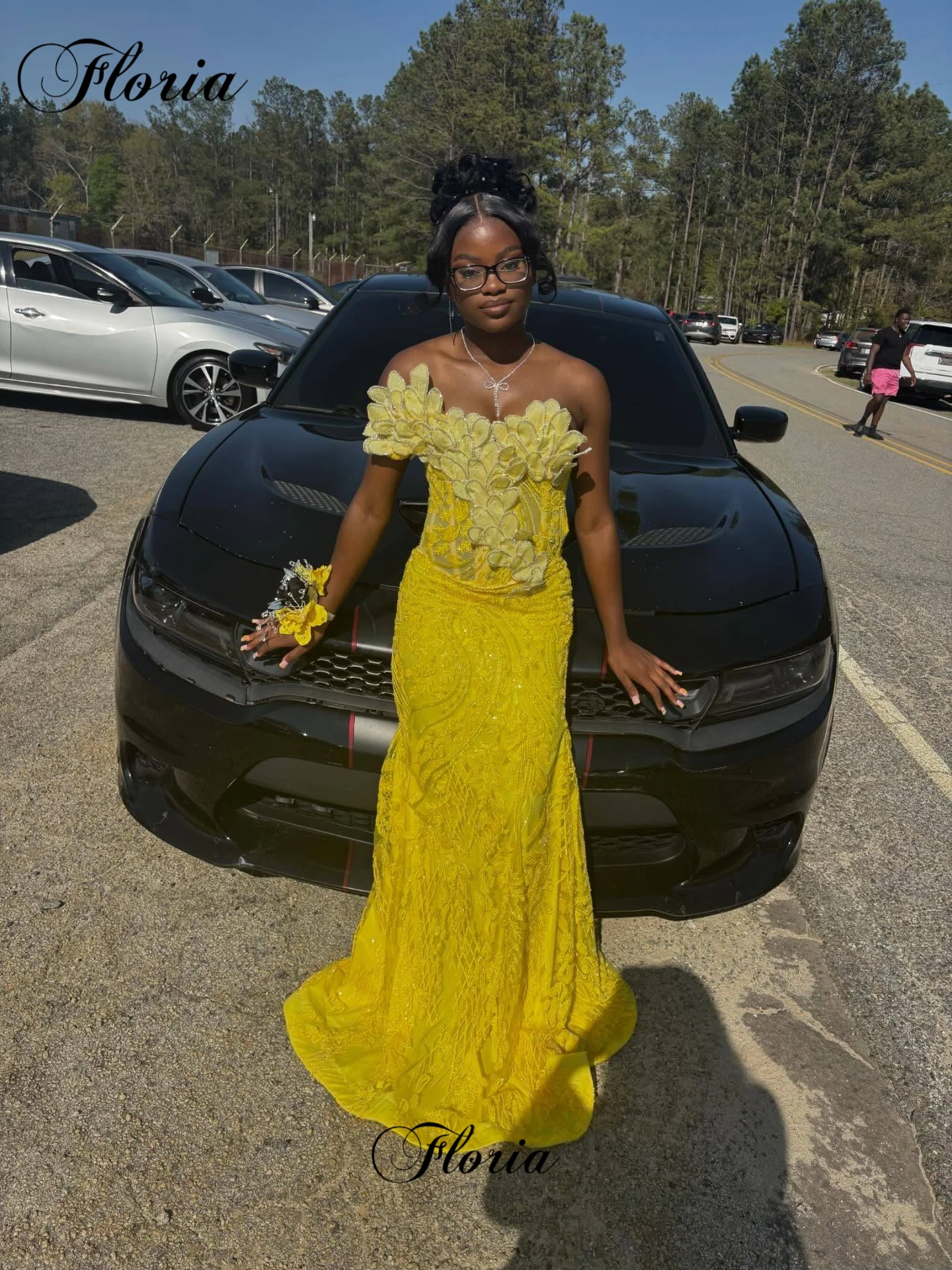 

Yellow Mermaid Cocktail Dresses Sweetheart Beaded Prom Dresses Engagement Dresses Birthday Gowns Vestidos Femenino Customized