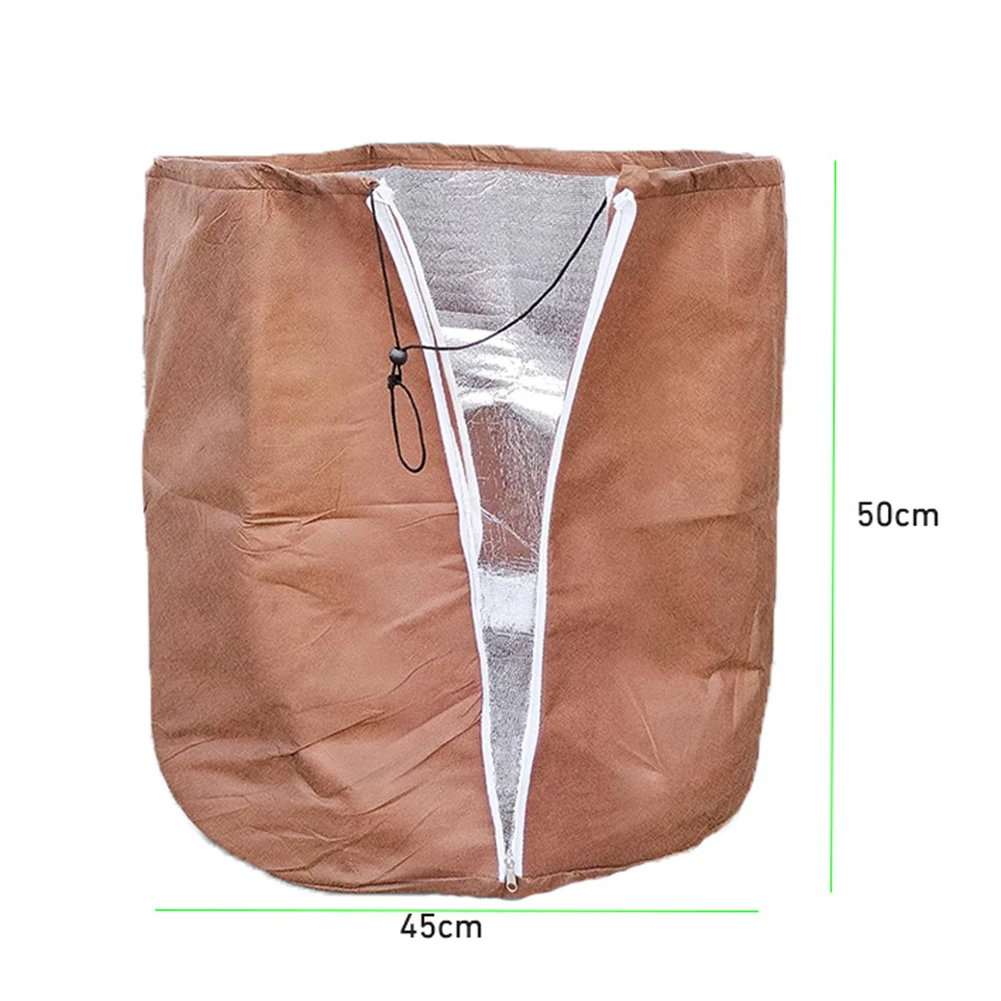 Weather Resistant Oxford Cloth Plant Protector Bag Designed to Shield Your Garden from Frosty Conditions This Winter Season