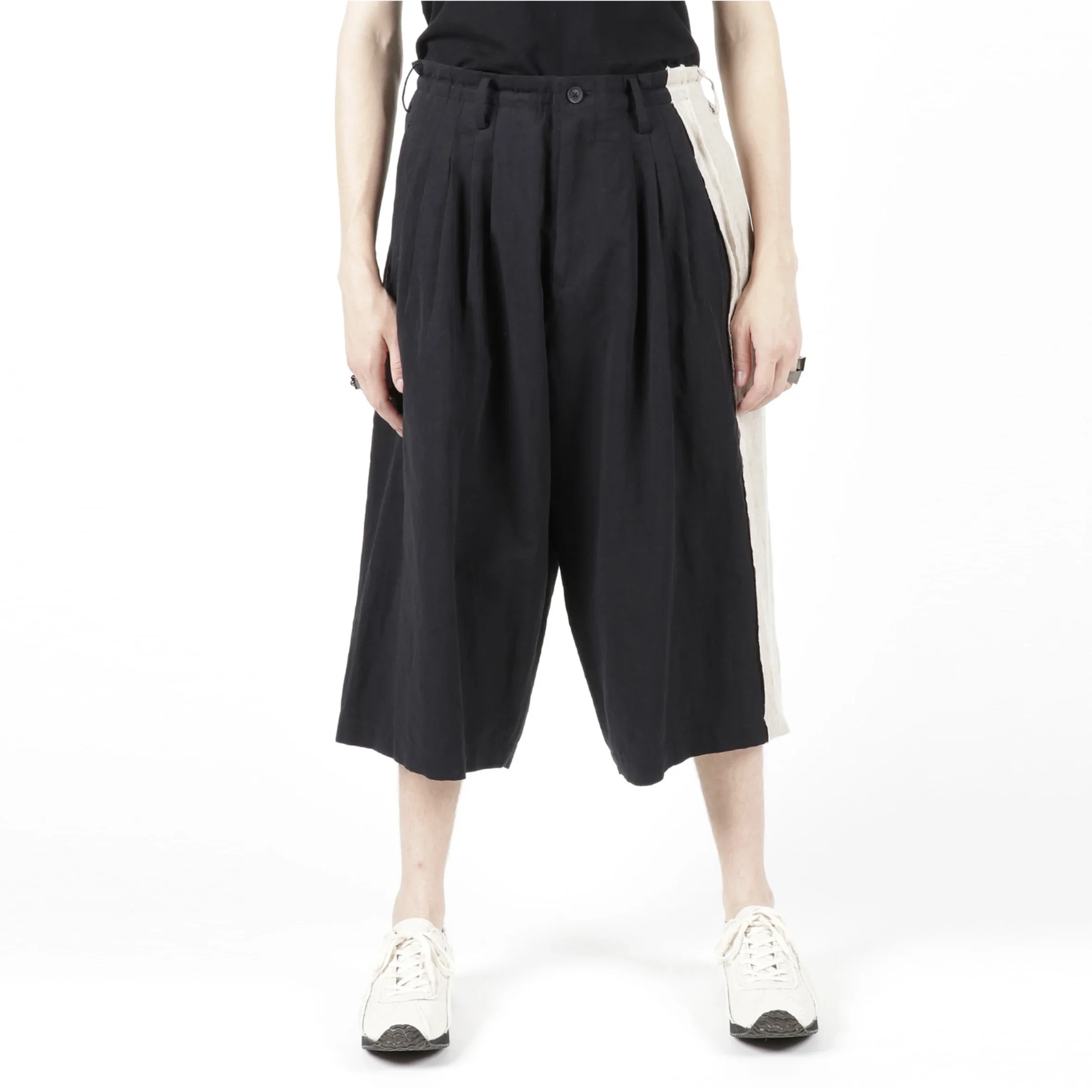 

YOJI OOAK Yuuka Asakura льняные повседневные брюки из смешанной шерсти, восьмиточечные брюки-харун