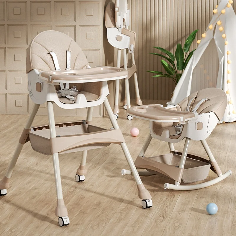 Low price wholesale 3 in 1 dining chair multifunctional folding baby feeding high chair for babies over 6 months