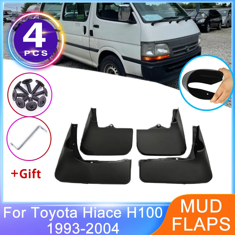 4x For Toyota Hiace H100 1993~2004 Car Front Rear Mudguards Mudflaps Cover Fender Splash Guards Wheel Protector Auto Accessories