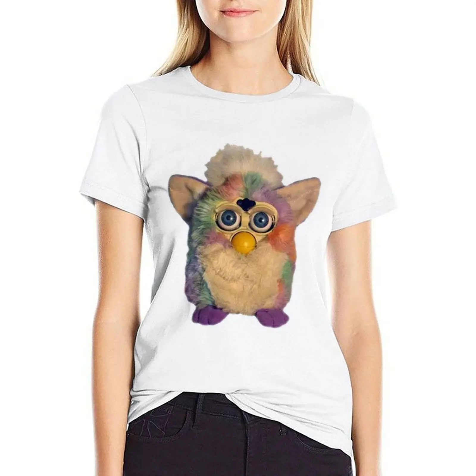 

Furby T-shirt aesthetic clothes tees shirts graphic tees fashion woman blouse 2024