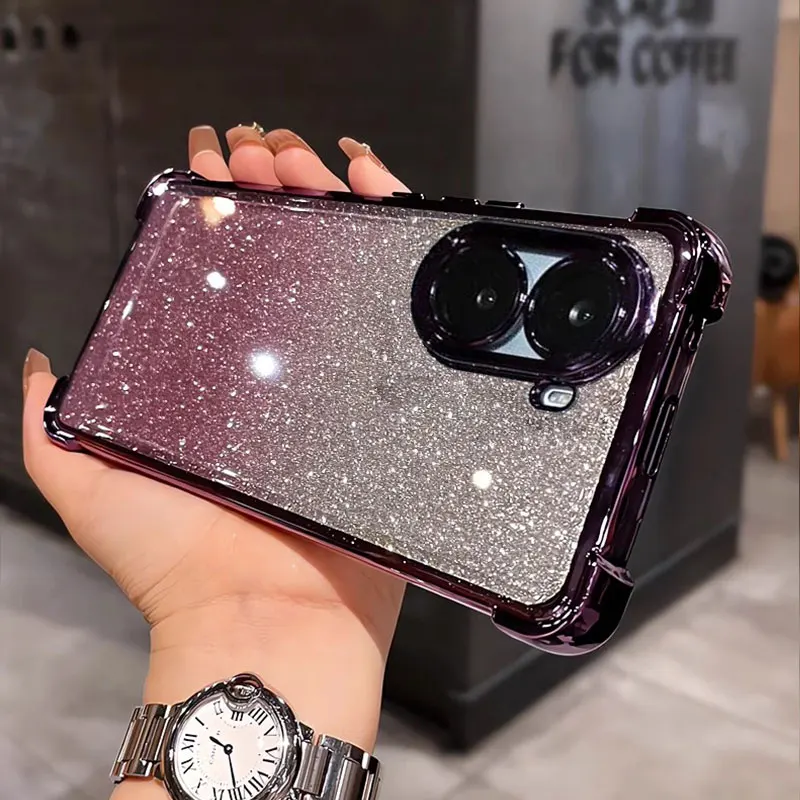 

Bing POCO X7Pro 5G Case Luxury Shockproof Cover For Xiaomi poco X7 X6 F6 M6 Pro Redmi Note14Pro C75 Case Silicone Fashion Women