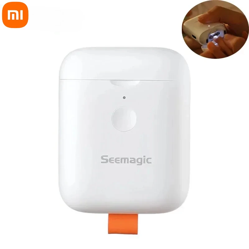

XIAOMI Seemagic Electric Nail Clippers MINI Automatic Nail Clippers With Light Nail Cutter Manicure for Baby Adult Care Scissors