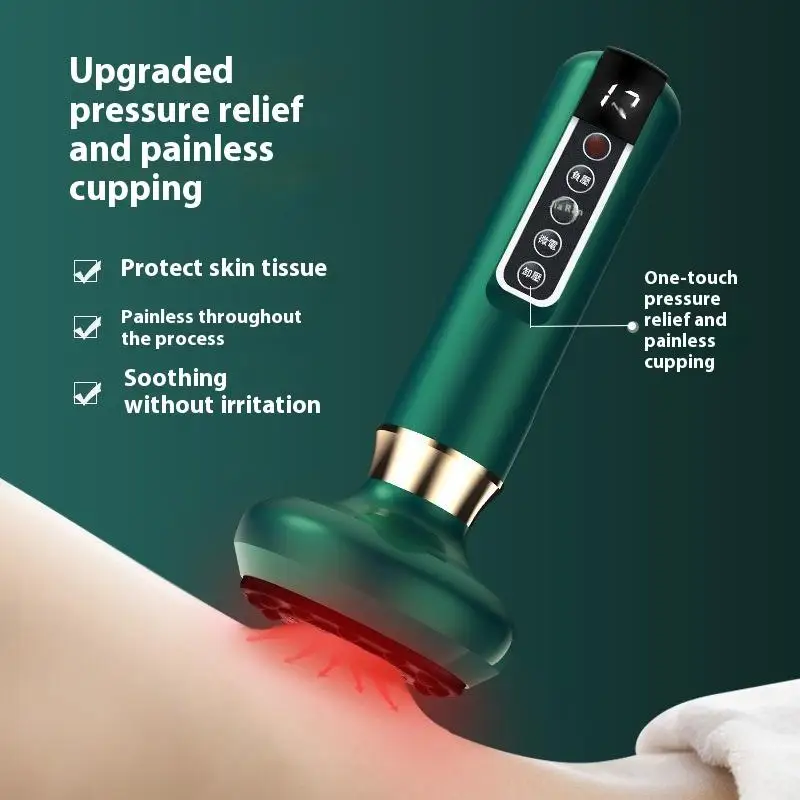 

Новый электрический вакуумный массажер для баночной терапии: набор для массажа и похудения с функцией гуаша, стеклянные банки