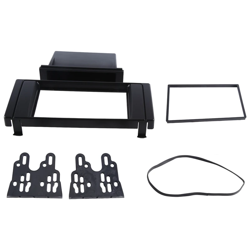 1 Din Stereo Radio Fascia Dash Panel Frame Interior Parts Accessories Fit For BMW 5 Series E39 X5 E53