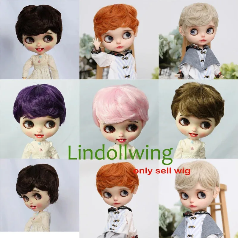 

9-10 inches Blyth Qbaby Amydoll Wig Short Curly Collection