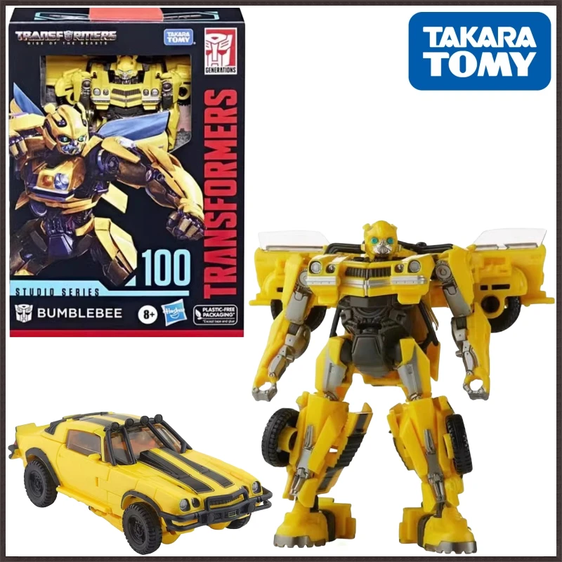 In Stock Takara Tomy Transformers SS Series Normal Number SS-100 Class D Bumblebee (ROTB) Action Robot Collectible Birthday Gift