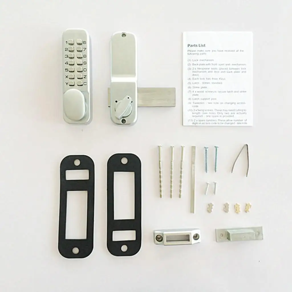 Pulsante password Blocco porta Blocco codice Accesso combinato