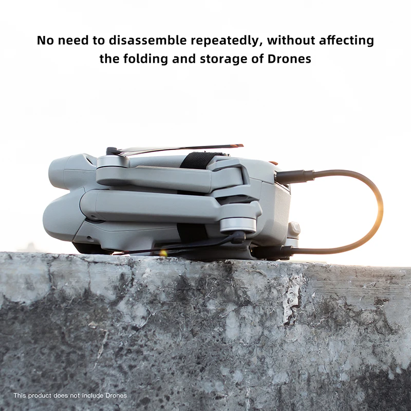 2 in1 Set For DJI Cellular 4G Module Mounting Fixed Strap With Data Cable For DJI Mini 3 Pro Cellular Module Drone Accessories