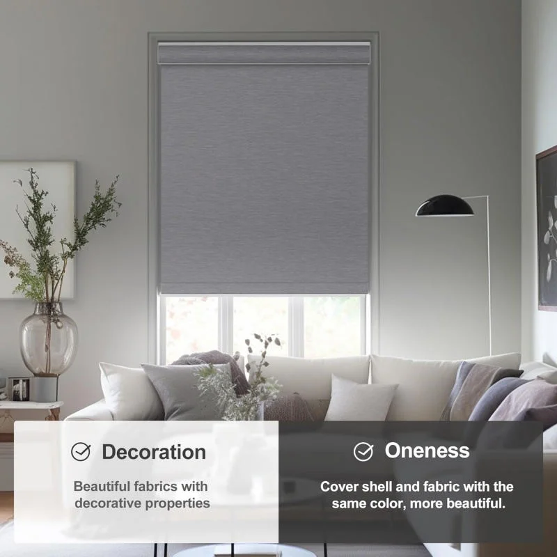 High Quality Motorized Cordless Remote Control Window Battery Powered Roller Blinds for Livingroom
