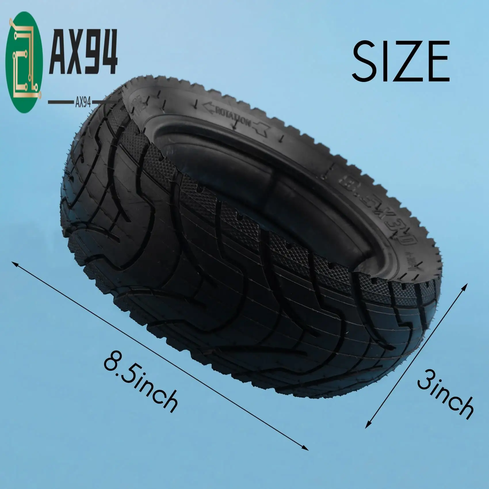 

AX94-8 1/2X3 Inner And Outer Tyre 8.5 Inch 8.5X3.0 Pneumatic Tire For Electric Scooter Accessories