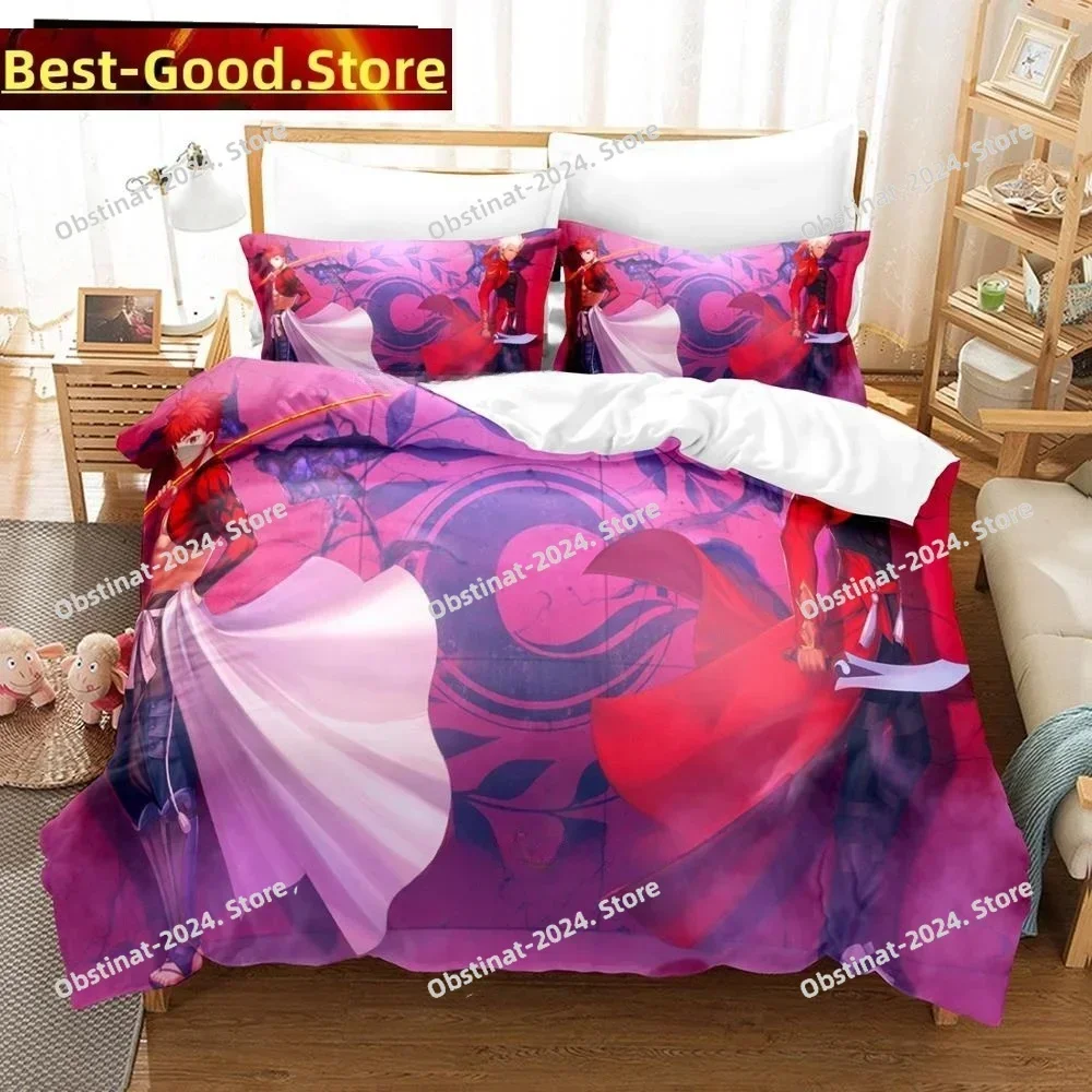 3D Cartoons FateGrand Order Emiya Alter Bedding Set Single Twin Full Queen King Size Bed Set Adult Kid Bedroom Duvet cover Sets