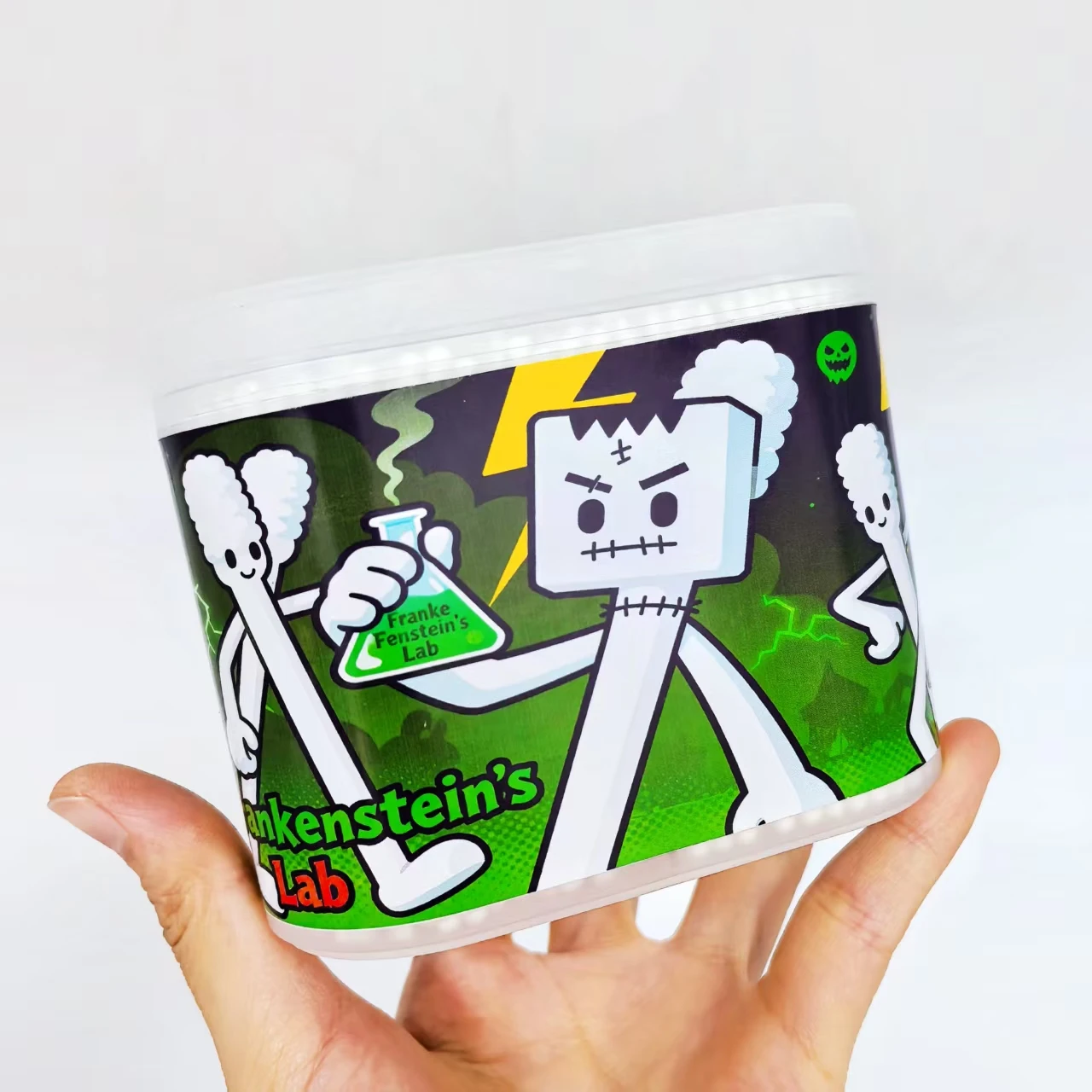 600 قطعة من مسحات القطن على شكل عمود رفيع برأسين بنمط مختبر، أعواد قطنية للتنظيف اليومي