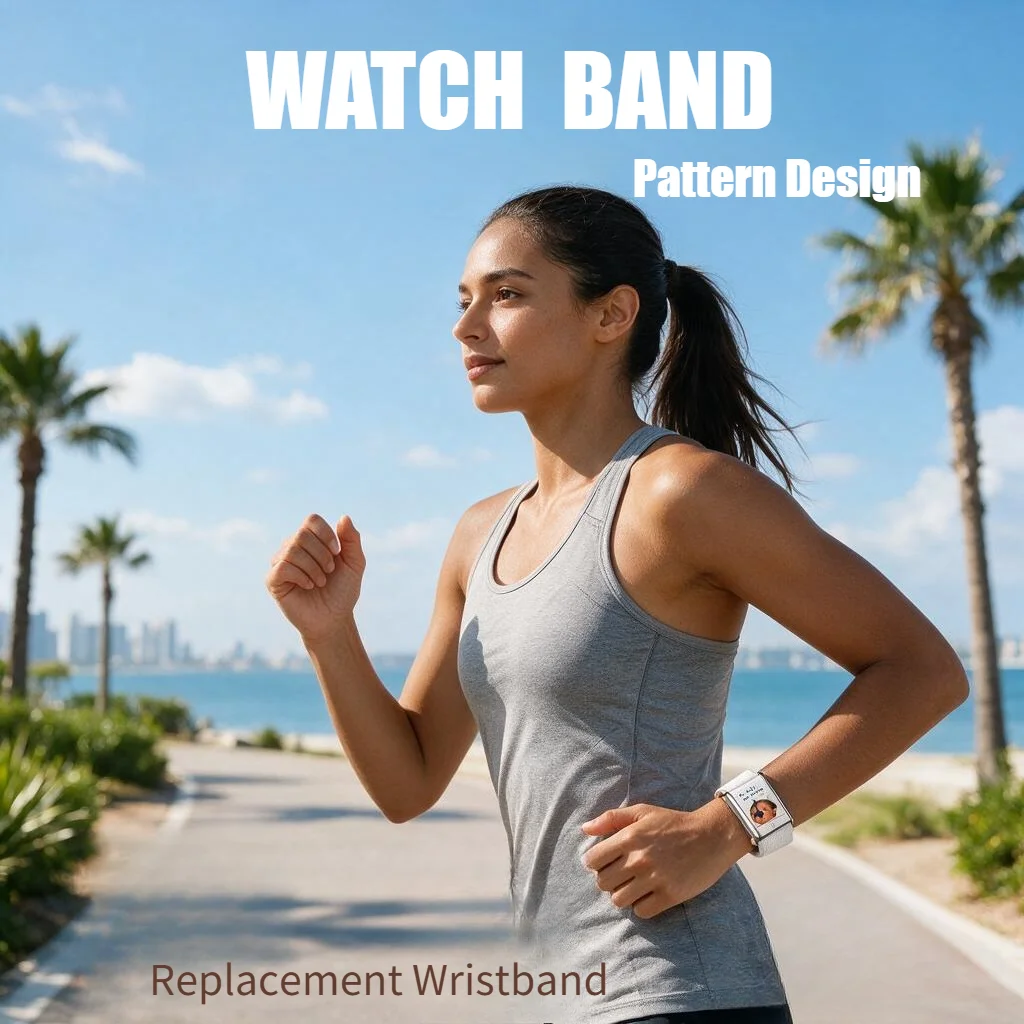 Compatible with WHOOP 5.0 MG NORISK Kids Print Nylon Woven Replacement Wristband Sport Fitness Strap