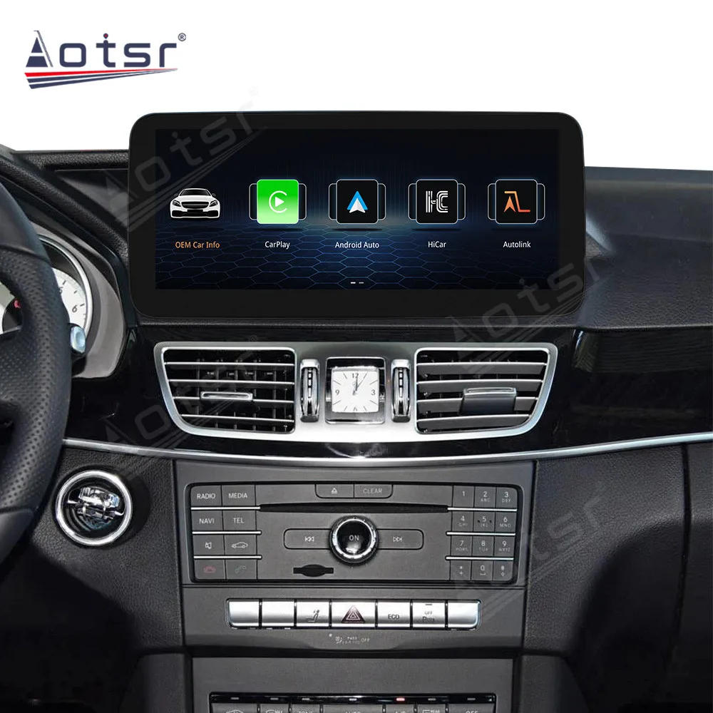 

Экран Linux для Mercedes-Benz E Class W212 2010-2015, автомобильная стереосистема Carplay, мультимедийная GPS-навигация 10,25/12,3 дюйма BT5.0