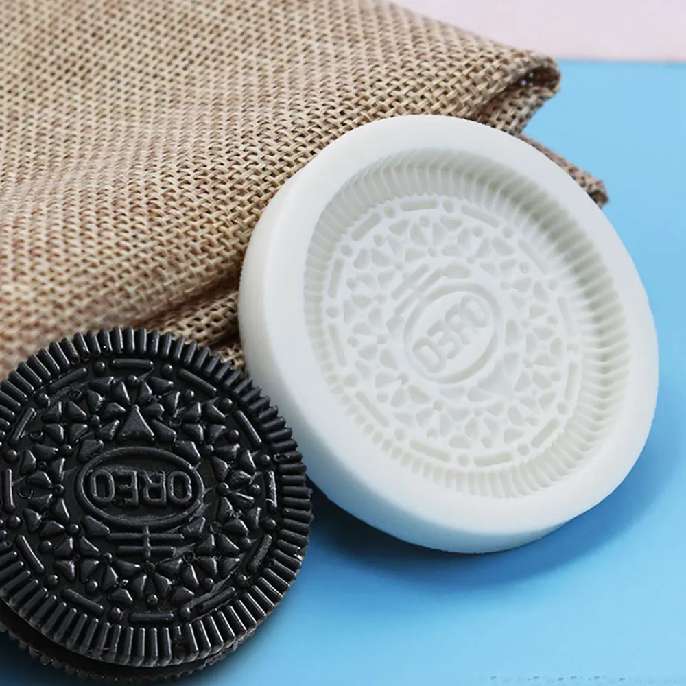 Silicone World DIY OREO Cookie Cake Silicone Mold Donut Molds Chocolate Fondant Biscuits Decoration Tool Kitchen Baking Molds