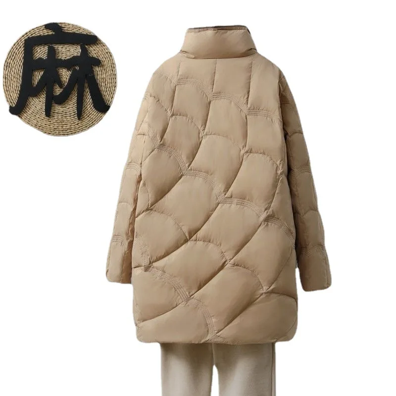 Doudounes X-Long pour Femme, Épaissir, Garder au Chaud, Ultra observateur, Combinaison de Mode Coréenne, Grande Taille, 5XL, 6XL, Automne, Hiver,