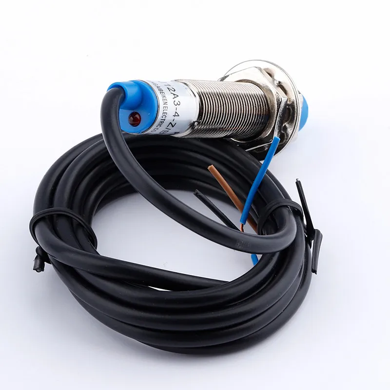 Blue Proximity Switch Inductive Proximity Sensor Detection Switch NPN/PNP NO NC 1-15mm Detection Distance Metal Sensor Switches