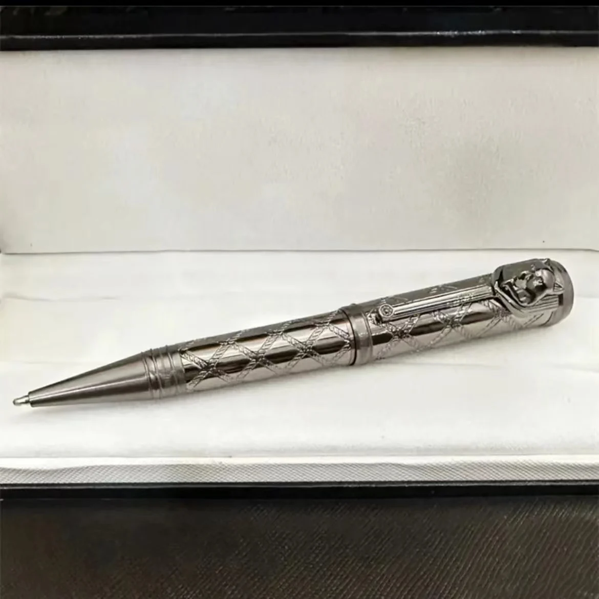 Wolf Head Design Fountain Pen MB Rollerball Pen Ballpoint Pen Luxury Writer Signature With Embossed Writing Gifts